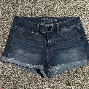 American Eagle Outfitters Dark Blue Jean Shorts
